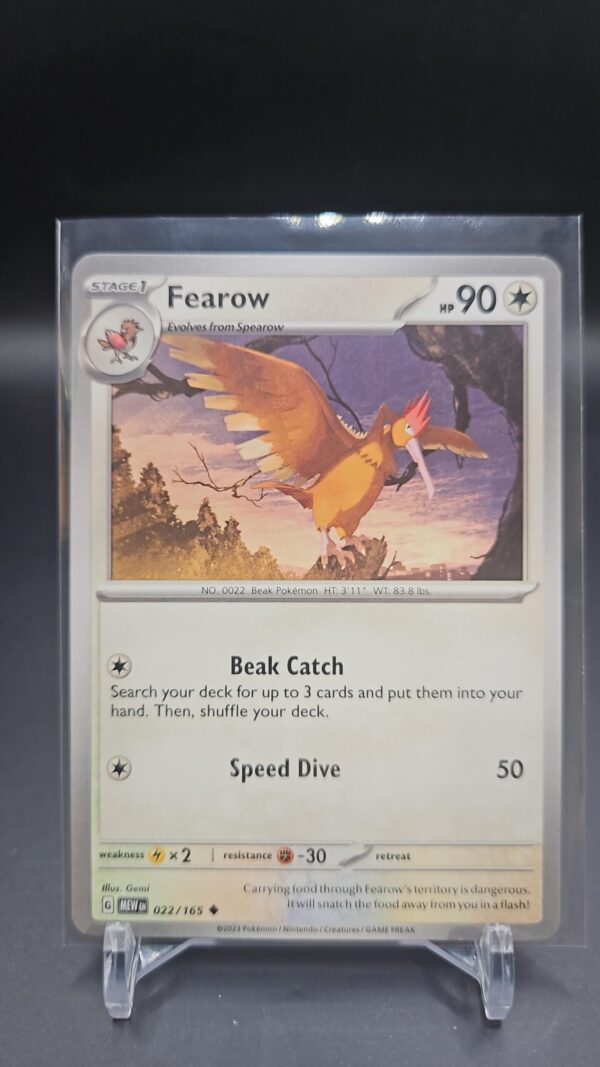 Fearow 022/165 Scarlet & Violet 151 Pokemon TCG Card NM