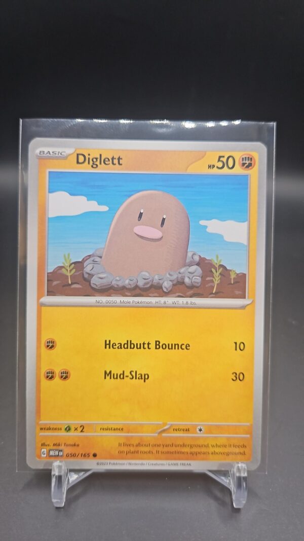 Diglett 050/165 Scarlet & Violet 151 Non Holo Pokémon TCG Common