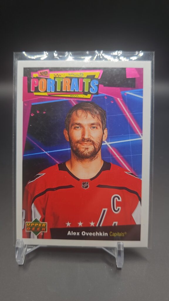 2020-21 Upper Deck Series 1 UD Portraits Alex Ovechkin #P-5 Card
