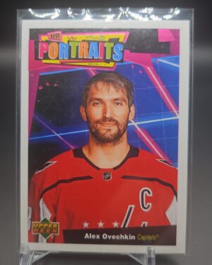 2020-21 Upper Deck Series 1 UD Portraits Alex Ovechkin #P-5 Card