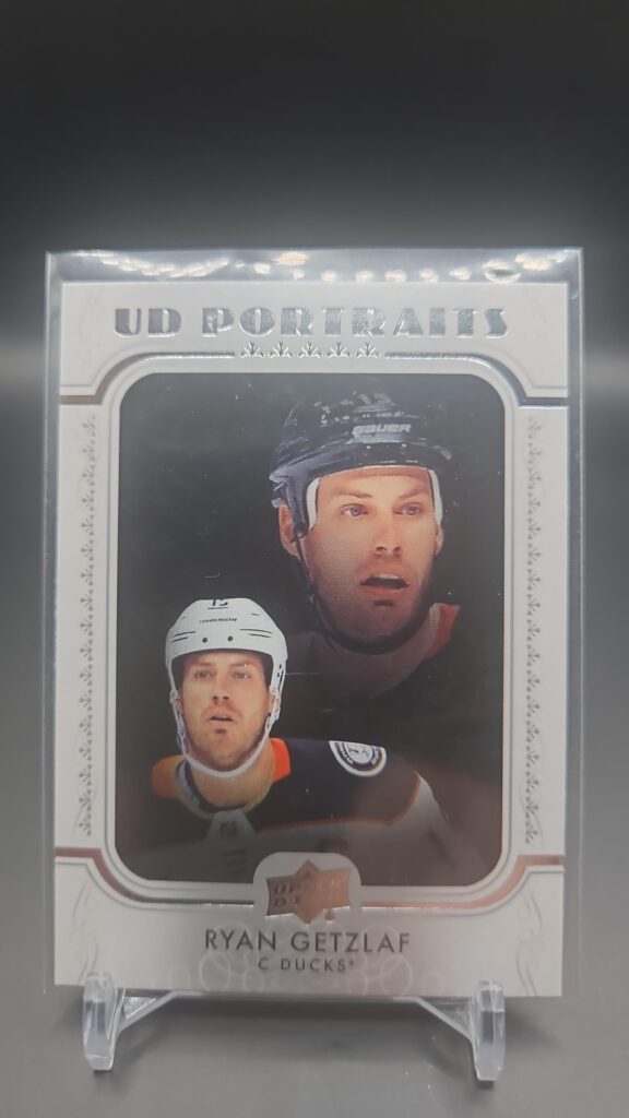 2019-20 Upper Deck Series 1 UD Portraits Ryan Getzlaf #P-9 Card
