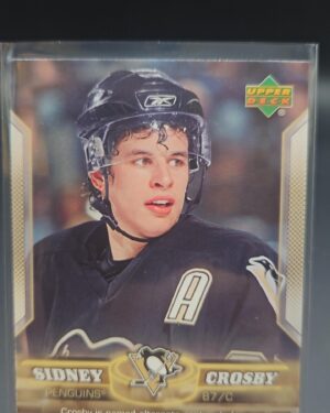 2005-06 Upper Deck Phenomenal Beginning Sidney Crosby #13, Penguins card, Crosby rookie season, Upper Deck insert