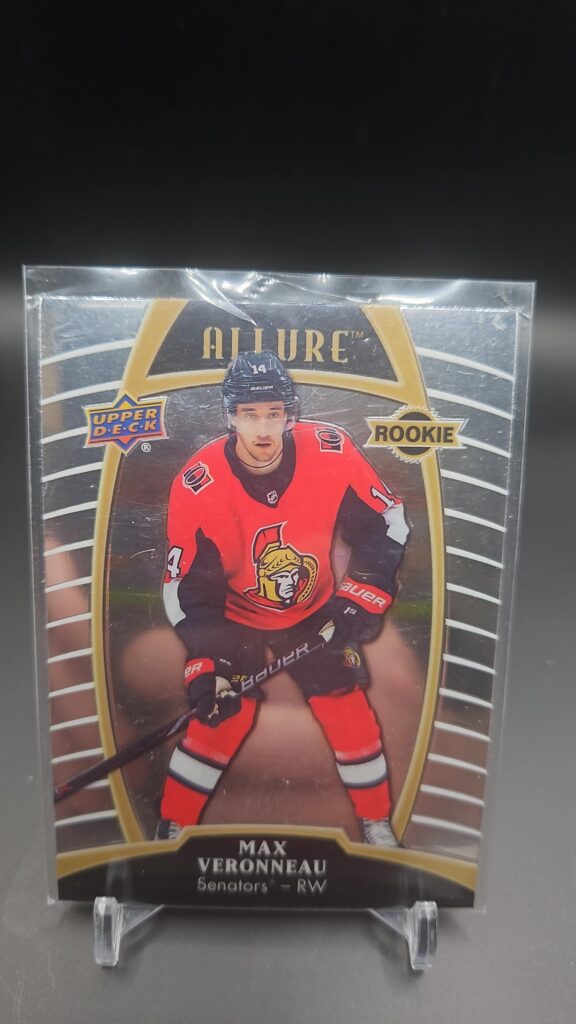 2019-20 Upper Deck Allure Rookie Max Veronneau #77 Card