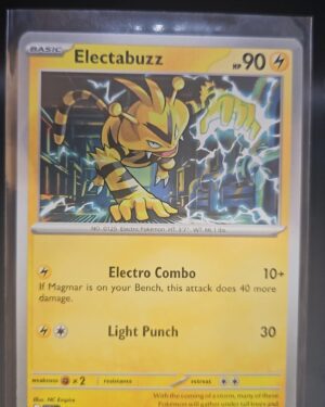 Electabuzz 125/165 151 Scarlet Violet Pokemon Card English