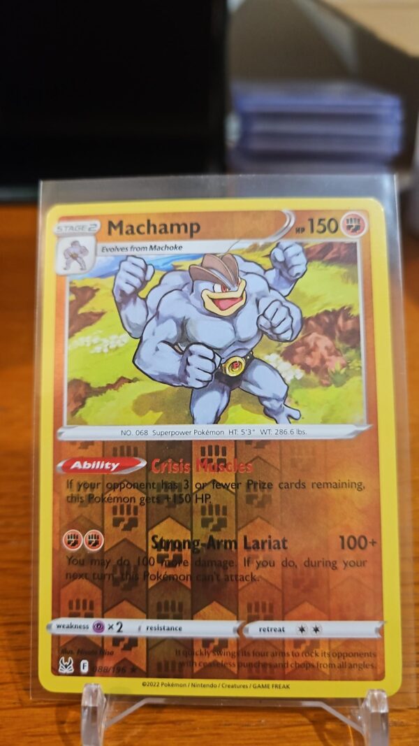 Pokémon TCG Machamp Sword & Shield - Lost Origin 088/196 Reverse Holo Rare