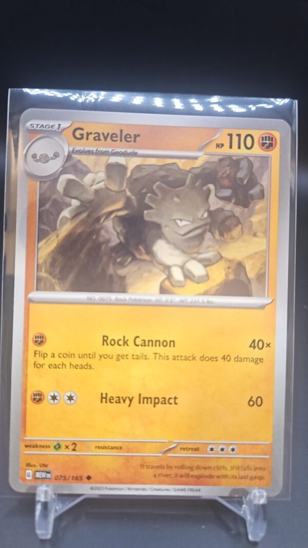 Graveler #075/165 SV: Scarlet & Violet 151 Uncommon Pokemon Cards