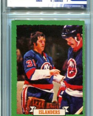 1973-74 O-Pee-Chee #142 Billy Smith EGA 6 EX-NM