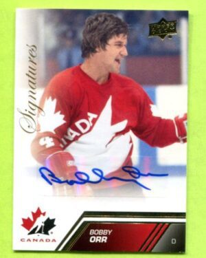 2013 Upper Deck Team Canada Signatures Bobby Orr