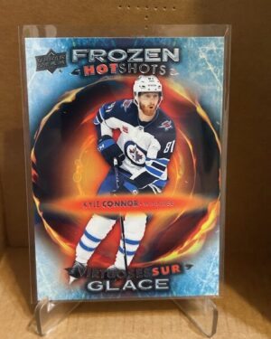 Kyle Connor Frozen HotShots #FH-7 Upper Deck Tim Hortons 10th Edition NHL hockey insert card, ideal for collectors and prospect investors.