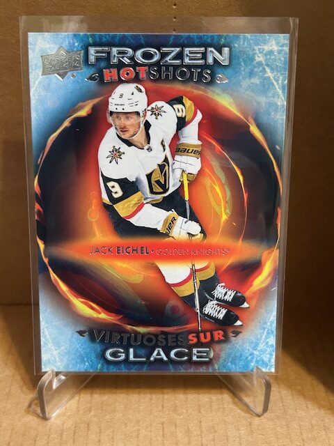 Jack Eichel Upper Deck Tim Hortons Frozen HotShots FH-6 Vegas Golden Knights hockey card