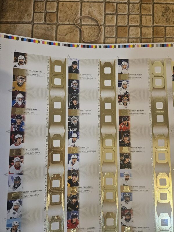 AP3 Signature Materials, Dual Signature Materials Artist Proofs Uncut Sheet Redemption The Cup 2021-2022 - Image 2