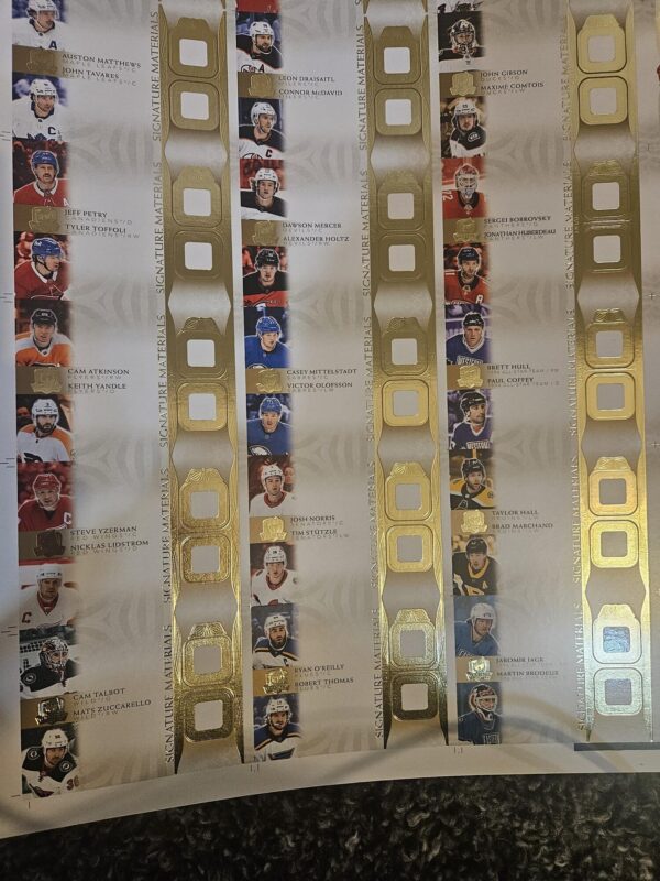 AP3 Signature Materials, Dual Signature Materials Artist Proofs Uncut Sheet Redemption The Cup 2021-2022 - Image 4