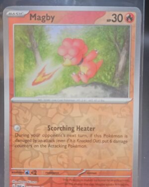 Magby 19/182 - Pokemon Paradox Rift - Reverse Holo Common