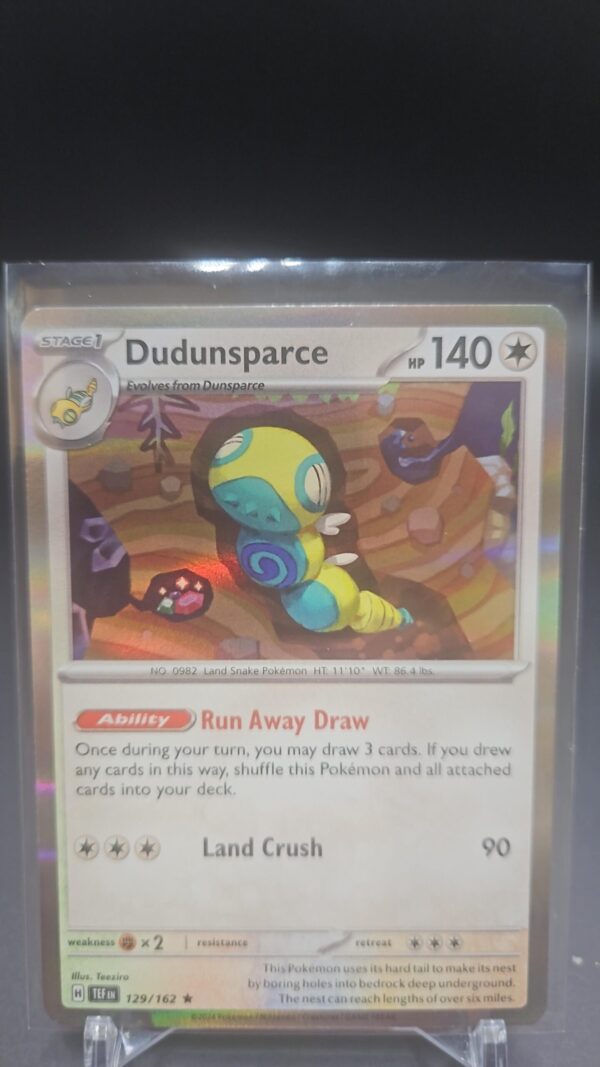 Dudunsparce 129/162 Holo Rare - Temporal Forces Pokemon TCG -