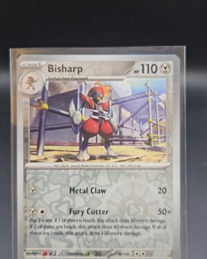 Bisharp 149/197 Reverse Holo Obsidian Flames Pokémon TCG Card Front