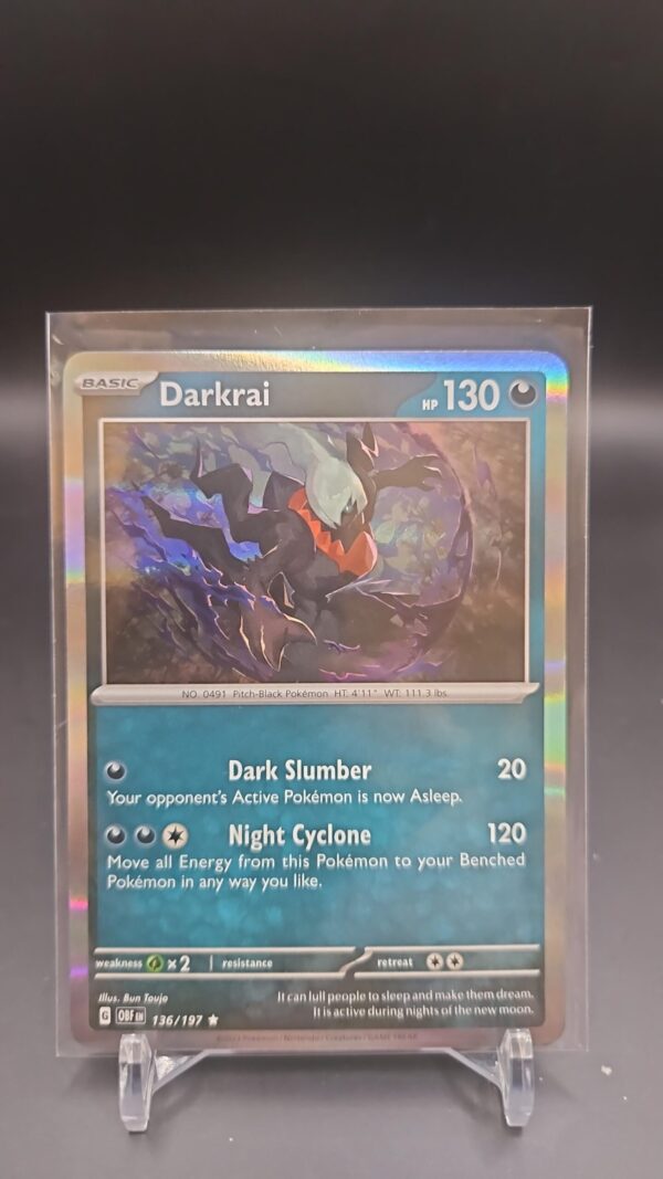 DARKRAI - 136/197 - OBSIDIAN FLAMES OBF POKEMON SV HOLO