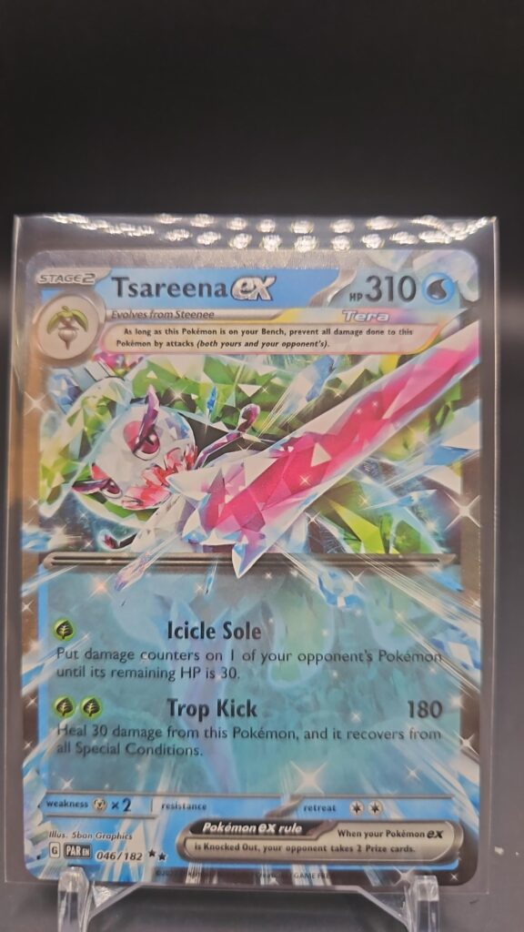 Tsareena ex 46/182 Holo Double Rare Paradox Rift Pokémon Card Front