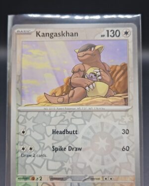 Kangaskhan 165/197 Reverse Holo Obsidian Flames Pokémon TCG Card Front