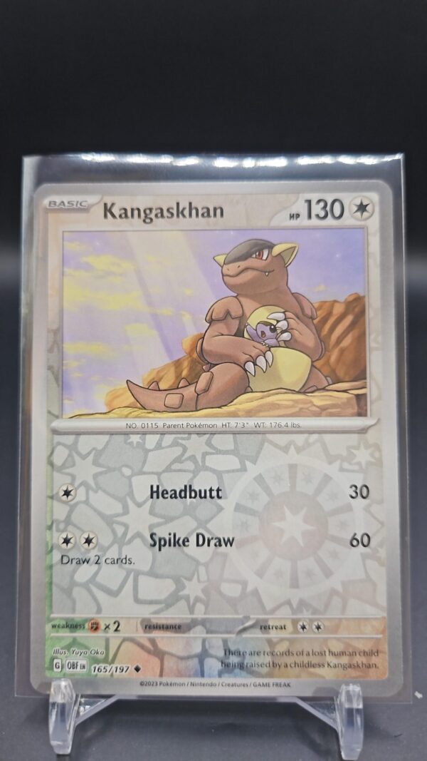 Kangaskhan - Reverse Holo - Obsidian Flames 165/197 Pokemon TCG Card