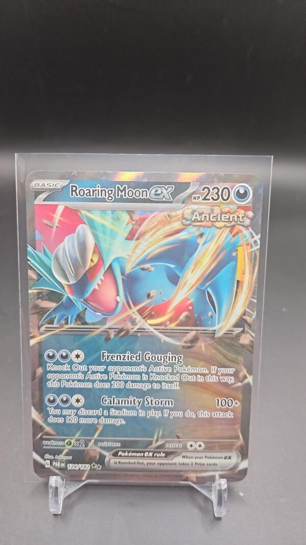 Roaring Moon ex 124/182 Double Rare Paradox Rift Pokemon TCG