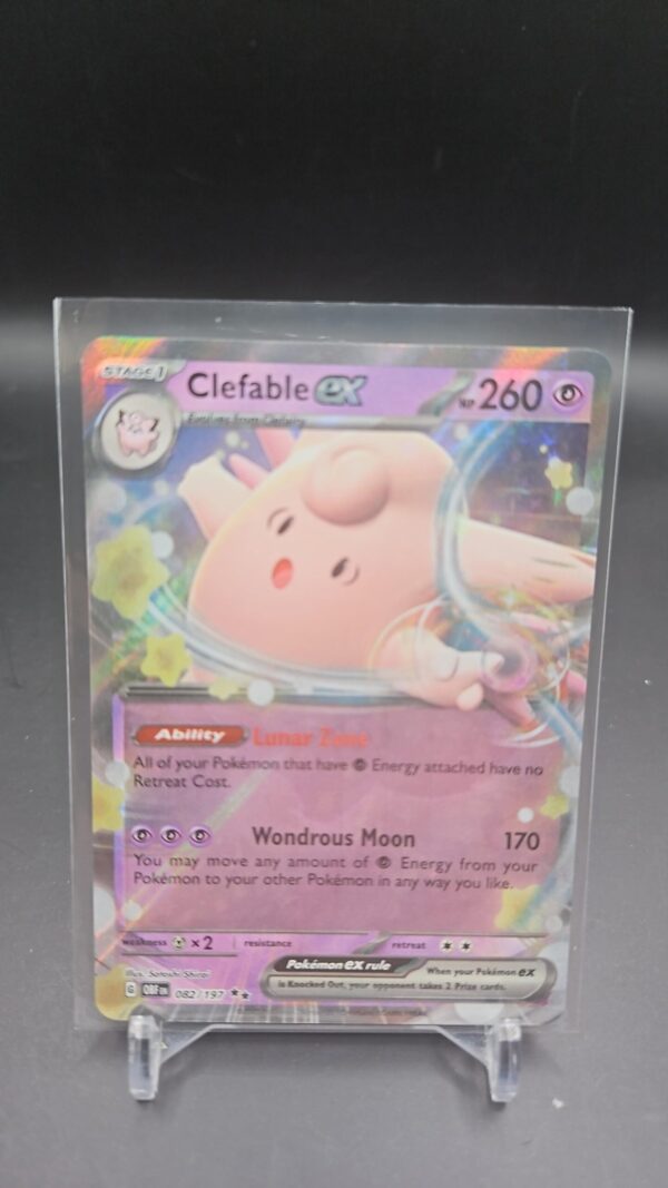 Clefable ex - 082/197 Obsidian Flames Double Rare Pokemon