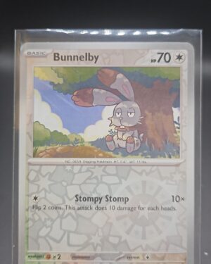 Bunnelby - 175/197 - Reverse Holo - Obsidian Flames - Nm - Pokemon Card