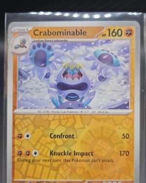 Crabominable 115/197 Reverse Holo Obsidian Flames Pokémon TCG Card Front