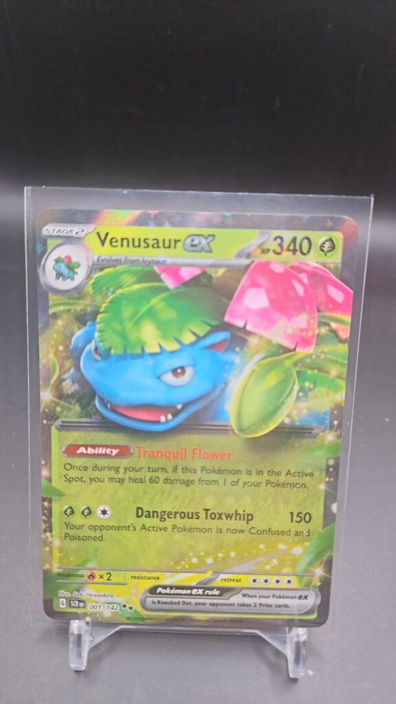 Venusaur ex 1/142 Double Rare Holo Stellar Crown Pokémon Card Front
