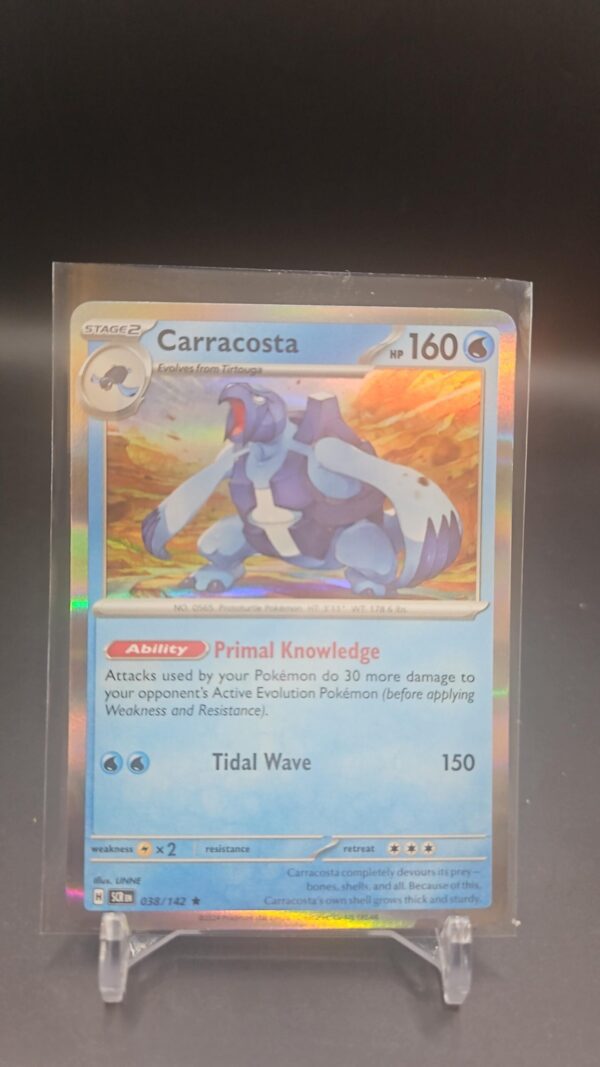 Carracosta 38/142 - Reverse Holo - Stellar Crown - Rare pokemon