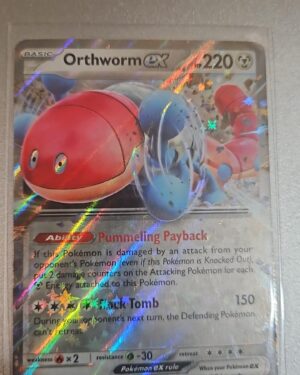 Orthworm EX 110/142 Holo Double Rare Stellar Crown Pokémon Card Front