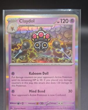 Claydol 95/197 SV Obsidian Flames Rare Holo Pokemon 2023 TCG Card