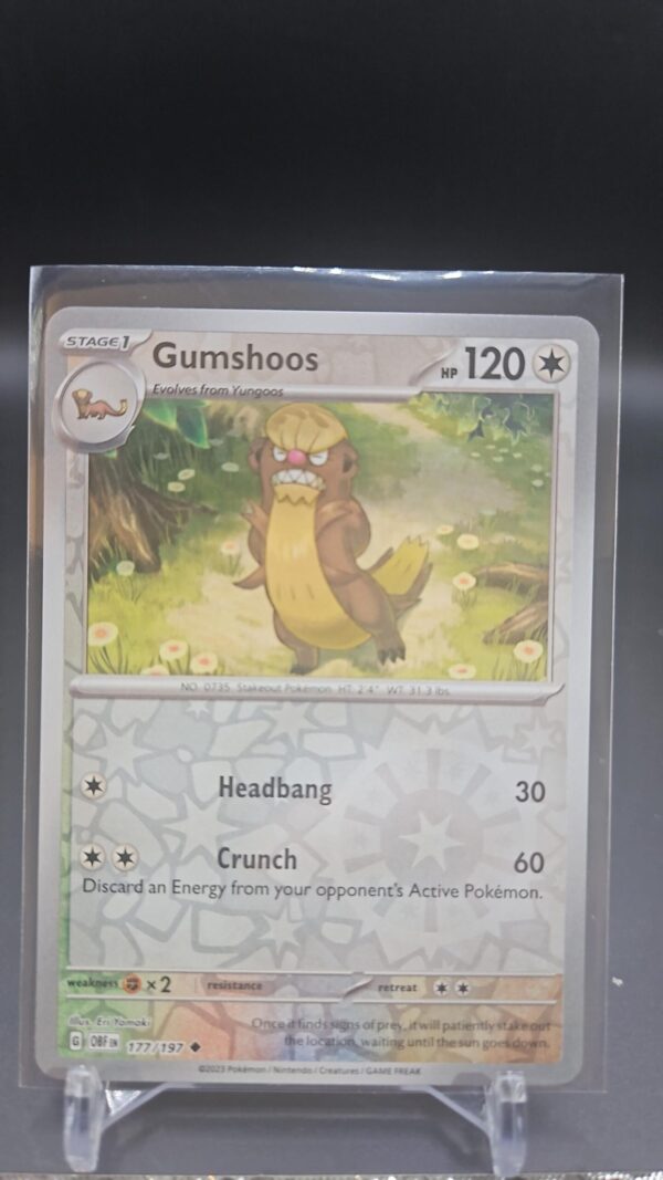 Gumshoos 177/197 Reverse Holo | Obsidian Flames | Pokemon Card