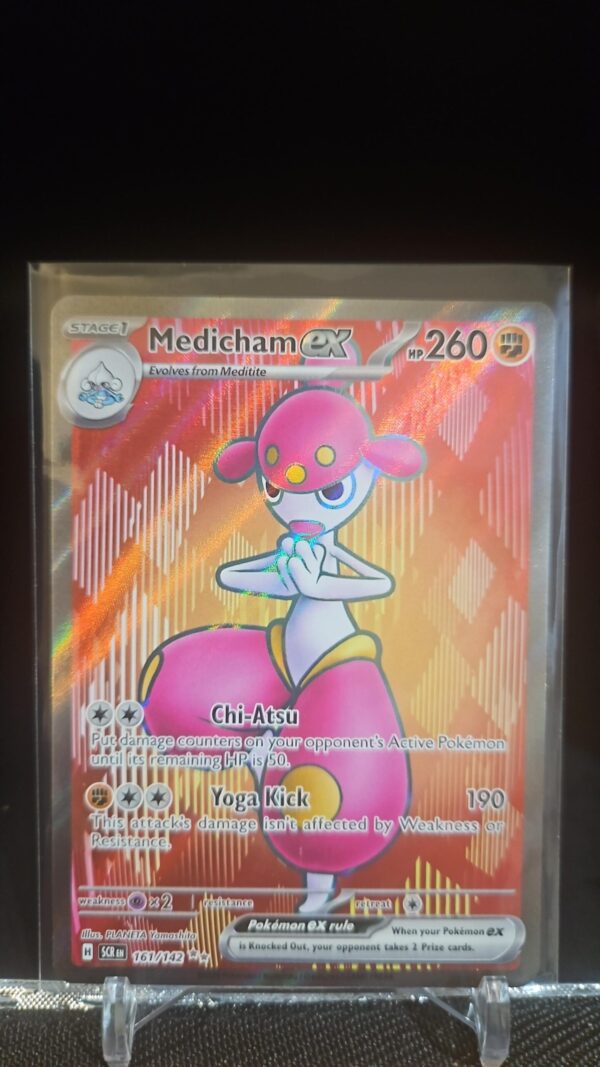 Medicham ex 161/142 Full Art Double Ultra Rare Pokemon Stellar Crown NM