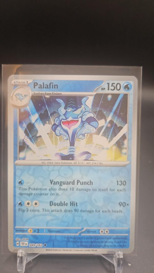 Palafin #49/162 SV Temporal Forces 2024 Pokemon Reverse Holo Uncommon TCG Card