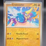 Pokemon Crabrawler 114/197 Obsidian Flame Reverse Holo Common