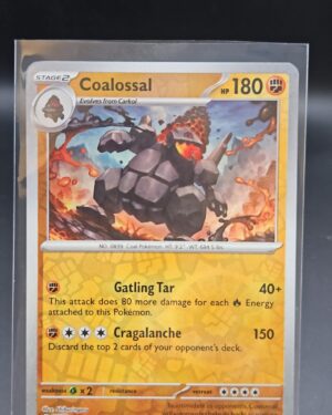 Coalossal - 095/162 Temporal Forces Reverse Holo 95/162 Pokemon Card