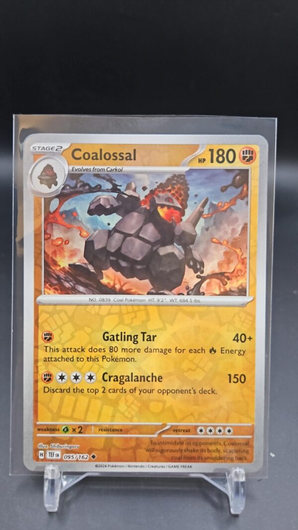 Coalossal - 095/162 Temporal Forces Reverse Holo 95/162 Pokemon Card