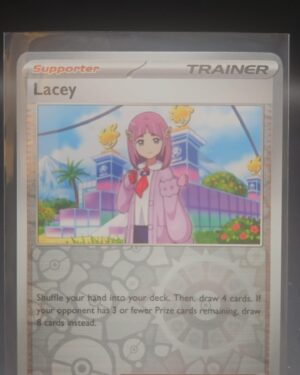 Lacey #139/142 SV Stellar Crown 2024 Reverse Holo Uncommon Pokemon