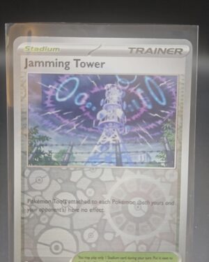 Jamming Tower 153/167 Reverse Holo Twilight Masquerade Pokémon Card Front