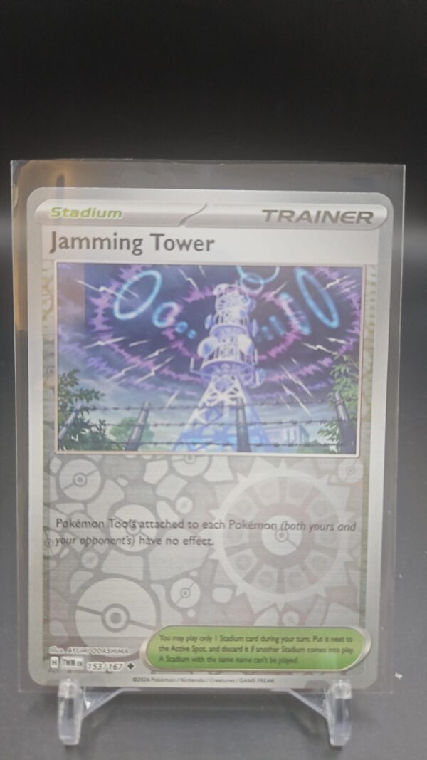 Jamming Tower - 153/167 - Reverse Holo - Twilight Masquerade Pokemon card