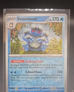 Seismitoad 52/197 Reverse Holo Obsidian Flames - Pokemon TCG