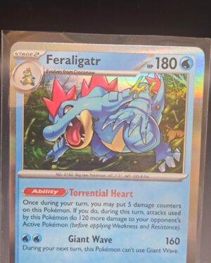 Feraligatr 41/162 Pokemon Temporal Forces Holo Rare