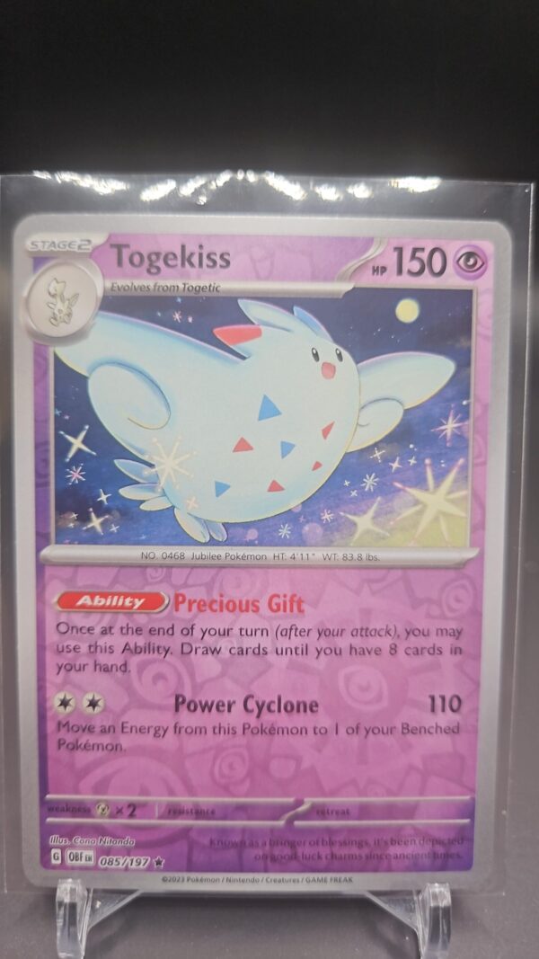 Pokémon TCG Togekiss Obsidian Flames 85/197 Reverse Holo Rare Near Mint
