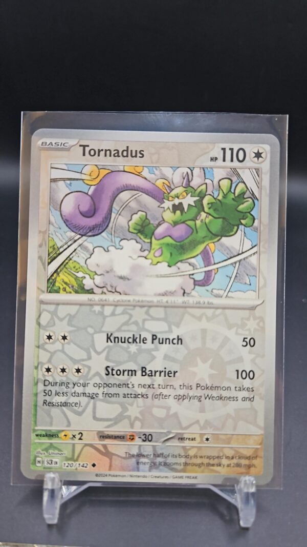 Pokémon TCG Tornadus SV07: Stellar Crown 120/142 Reverse Holo Uncommon
