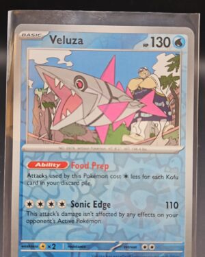 Veluza #45/142 SV Stellar Crown 2024 Reverse Holo Uncommon Pokemon