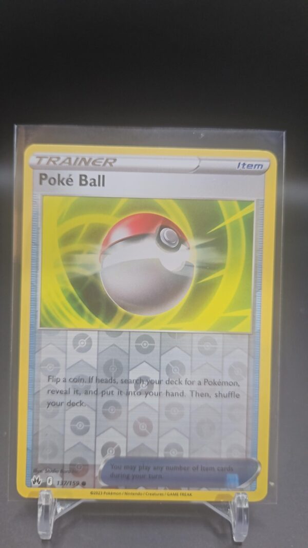 Poke Ball 137/159 Reverse Holo Crown Zenith Pokemon Card