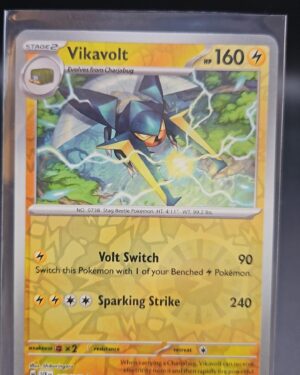 Vikavolt #53/142 SV Stellar Crown 2024 Reverse Holo Uncommon Pokemon