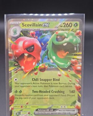 Scovillain ex 22/162 Double Rare Holo Foil Temporal Forces Pokémon Card Front