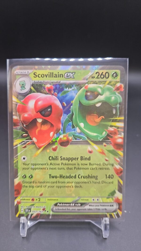 Scovillain ex 22/162 Temporal Forces Double Rare Holo Foil Pokemon