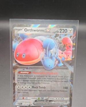 Orthworm EX 110/142 Holo Double Rare Stellar Crown Pokémon Card Front